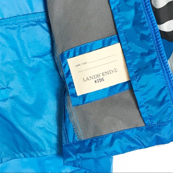 Lands End Kids Wind Breaker Jacket - Picture 4 of 4